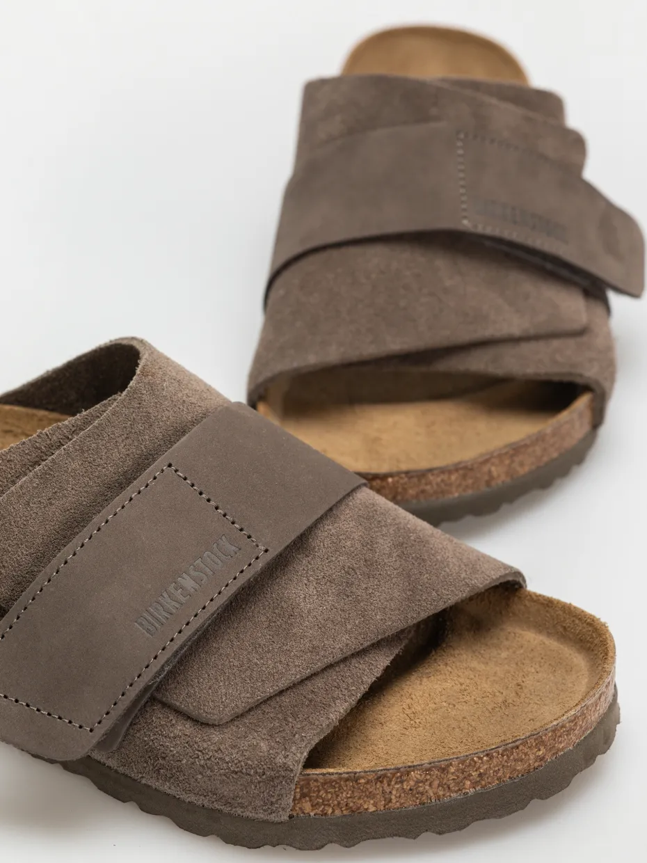 Birkenstock Kyoto Nubuck Suede Leather Regular Flip-flops