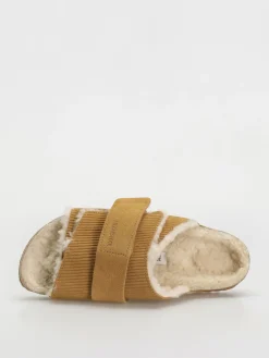 Birkenstock Kyoto Shearling Suede Leather Fur Narrow Wmn Flip-flops