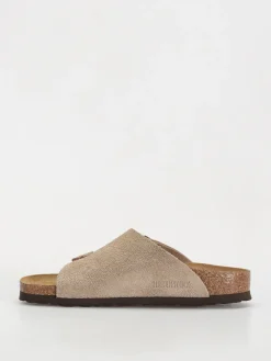 Birkenstock Zürich Suede Leather Narrow Wmn Flip-flops