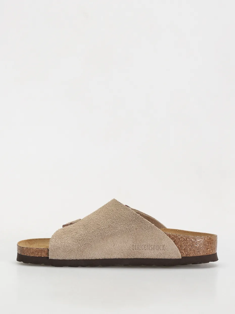 Birkenstock Zürich Suede Leather Narrow Wmn Flip-flops