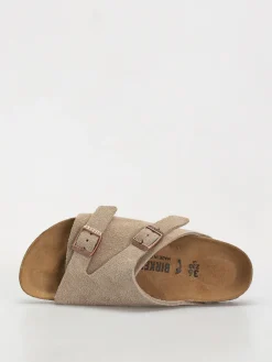 Birkenstock Zürich Suede Leather Narrow Wmn Flip-flops