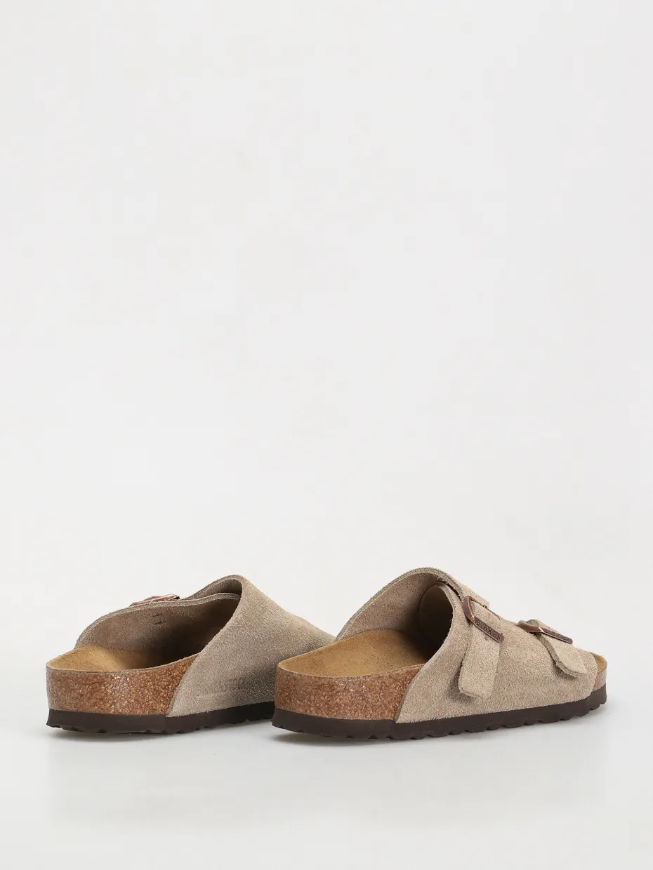 Birkenstock Zürich Suede Leather Narrow Wmn Flip-flops