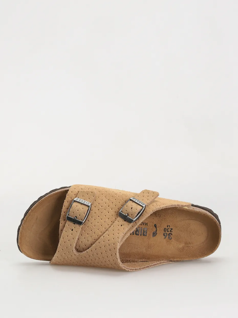 Birkenstock Zurich Suede Embossed Narrow Wmn Flip-flops