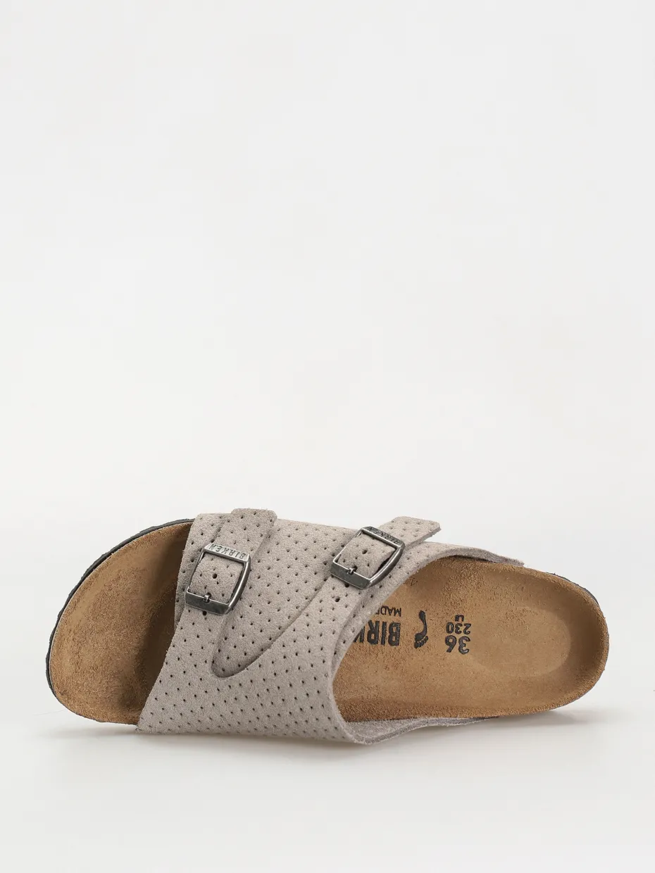Birkenstock Zurich Suede Embossed Narrow Wmn Flip-flops