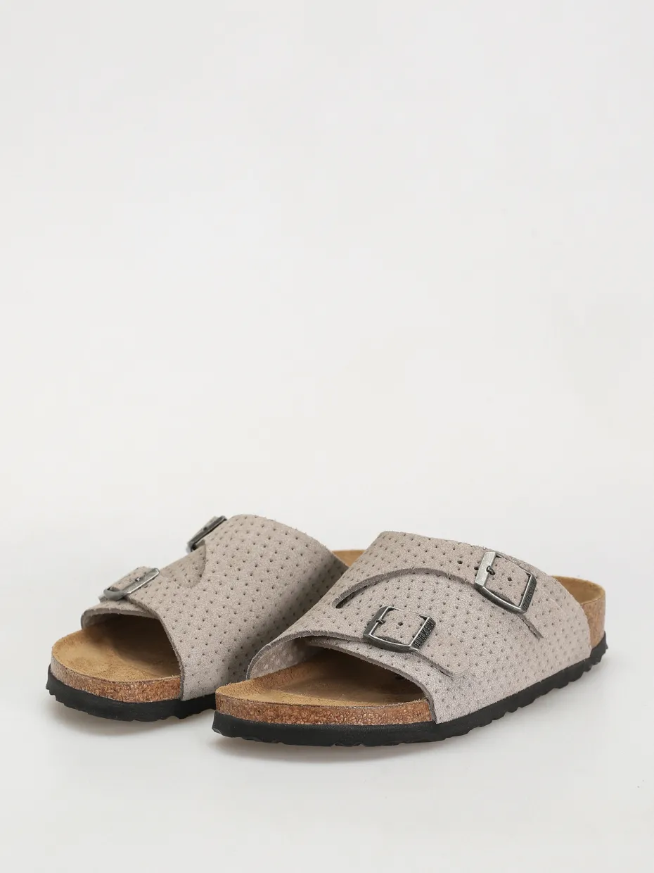 Birkenstock Zurich Suede Embossed Narrow Wmn Flip-flops