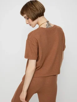 Brixton Bandera Boxy Top T-shirt Wmn