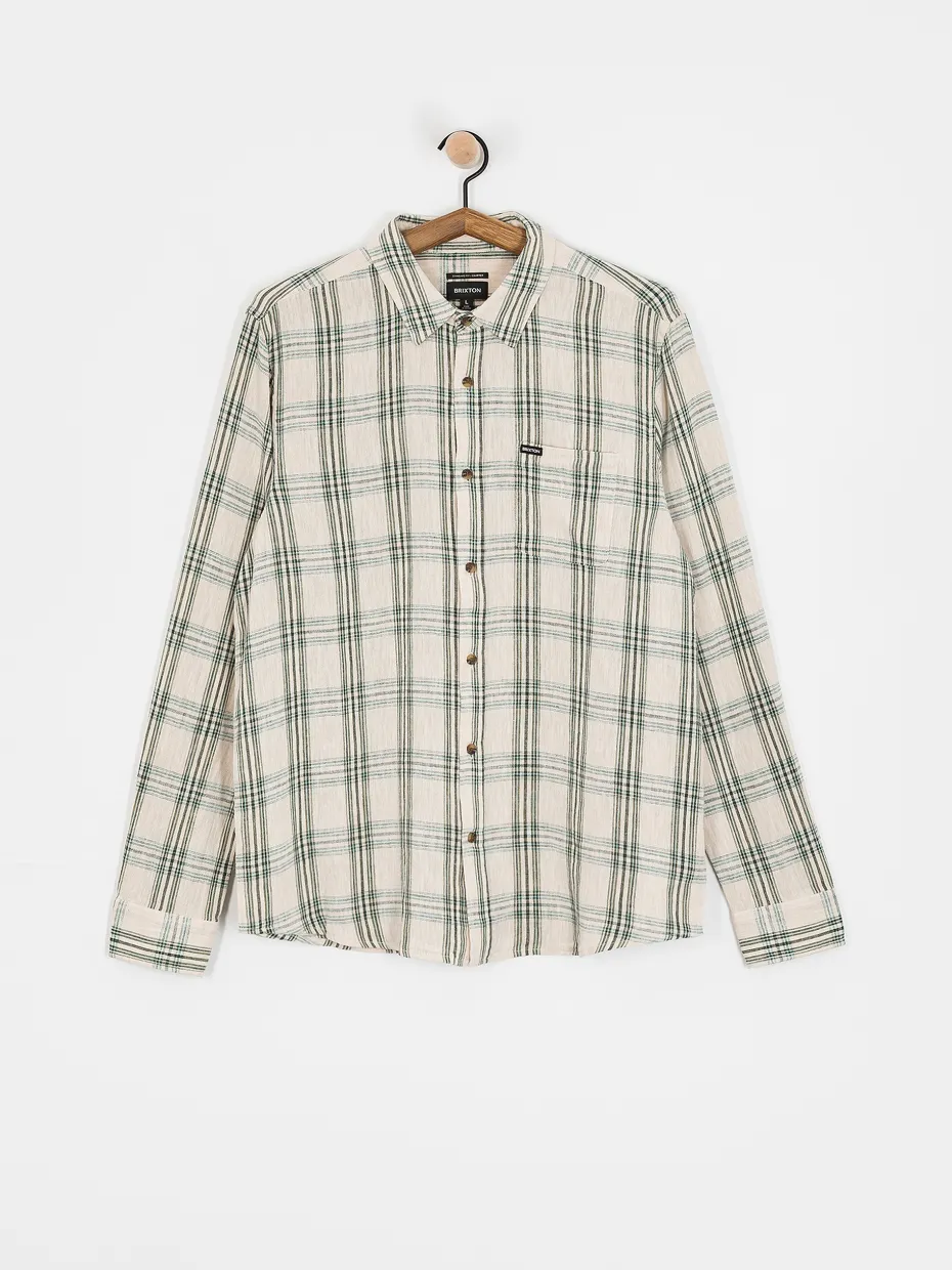 Brixton Charter Linen Blend Ls Shirt