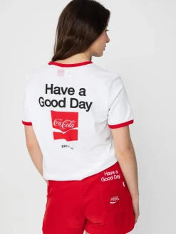 Brixton Coca-Cola Good Day Ringer T-shirt Wmn