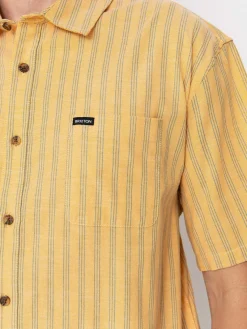 Brixton Cru Oxford Stripe Shirt