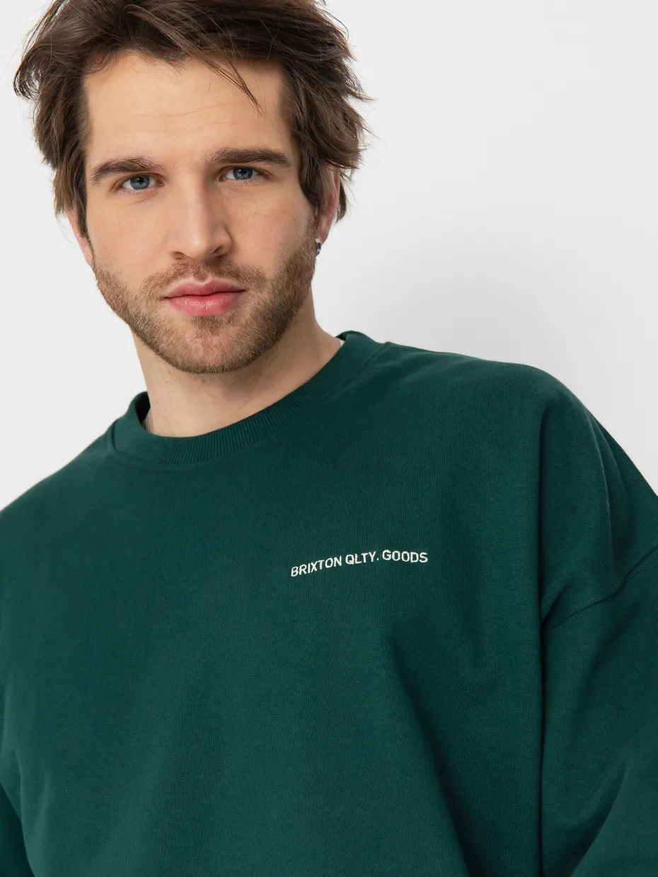 Brixton Embroidered Heavy Weight Crew Sweatshirt