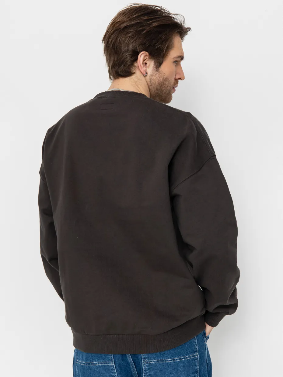 Brixton Embroidered Heavy Weight Crew Sweatshirt