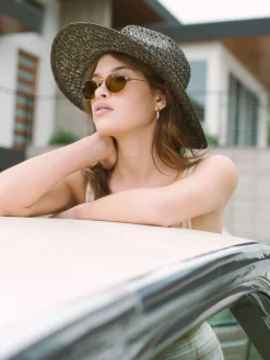 Brixton Joanna Open Weave Hat Wmn