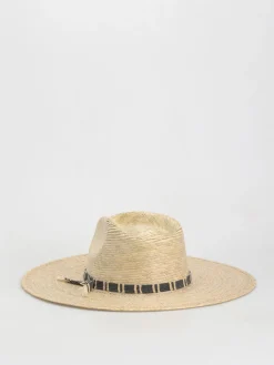 Brixton Leigh Straw Fedora Hat