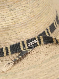 Brixton Leigh Straw Fedora Hat