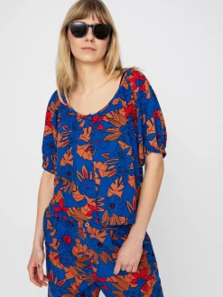 Brixton Mercado Linen Top Wmn Shirt
