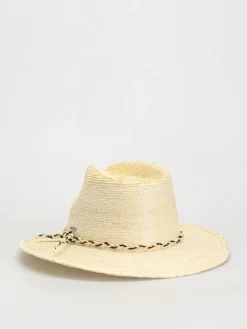Brixton Messer Western Straw Fedora Hat