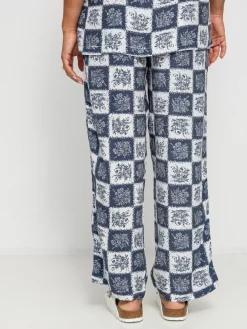 Brixton Patchwork Crop Pant Pants Wmn