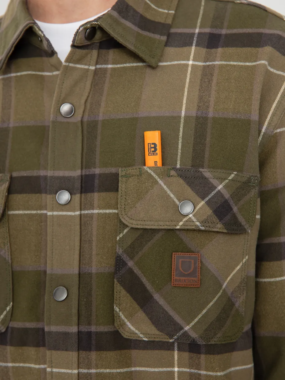Brixton Shirt Builders Bowery Str Wr Ls