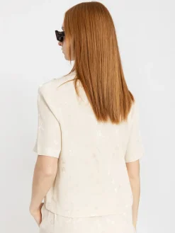 Brixton Silky Jacquard Button Down Wmn Shirt