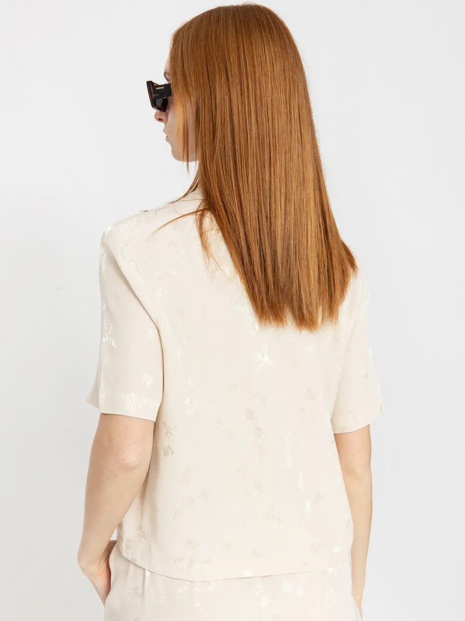 Brixton Silky Jacquard Button Down Wmn Shirt