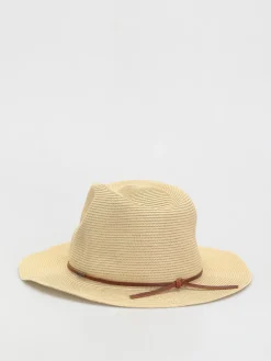 Brixton Wesley Straw Packable Fedora Hat