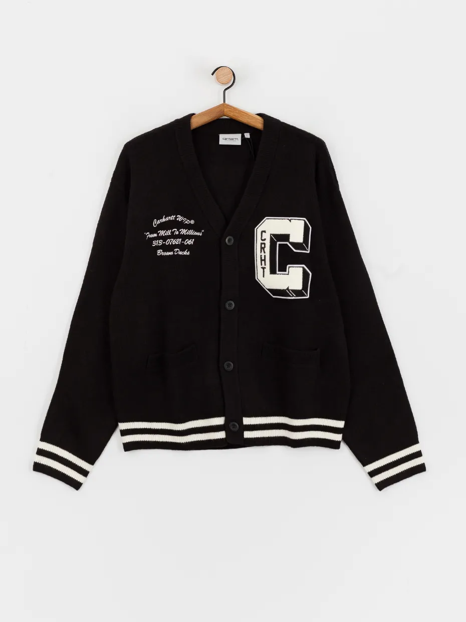 Carhartt WIP Brown Ducks Cardigan Sweater