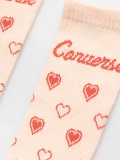 Converse Love Crew Flat Knit Wmn Socks