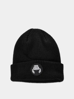Crab Grab Beanie Circle Patch Beanie