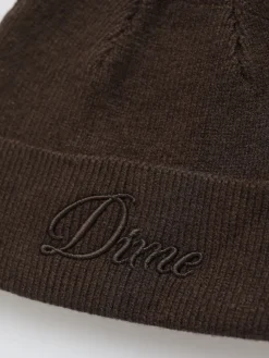 Dime Cursive Wool Fold Beanie