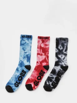 Globe All Tied Up 3 Pack Socks