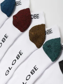 Globe Ingles Ankle 5 Pack Socks