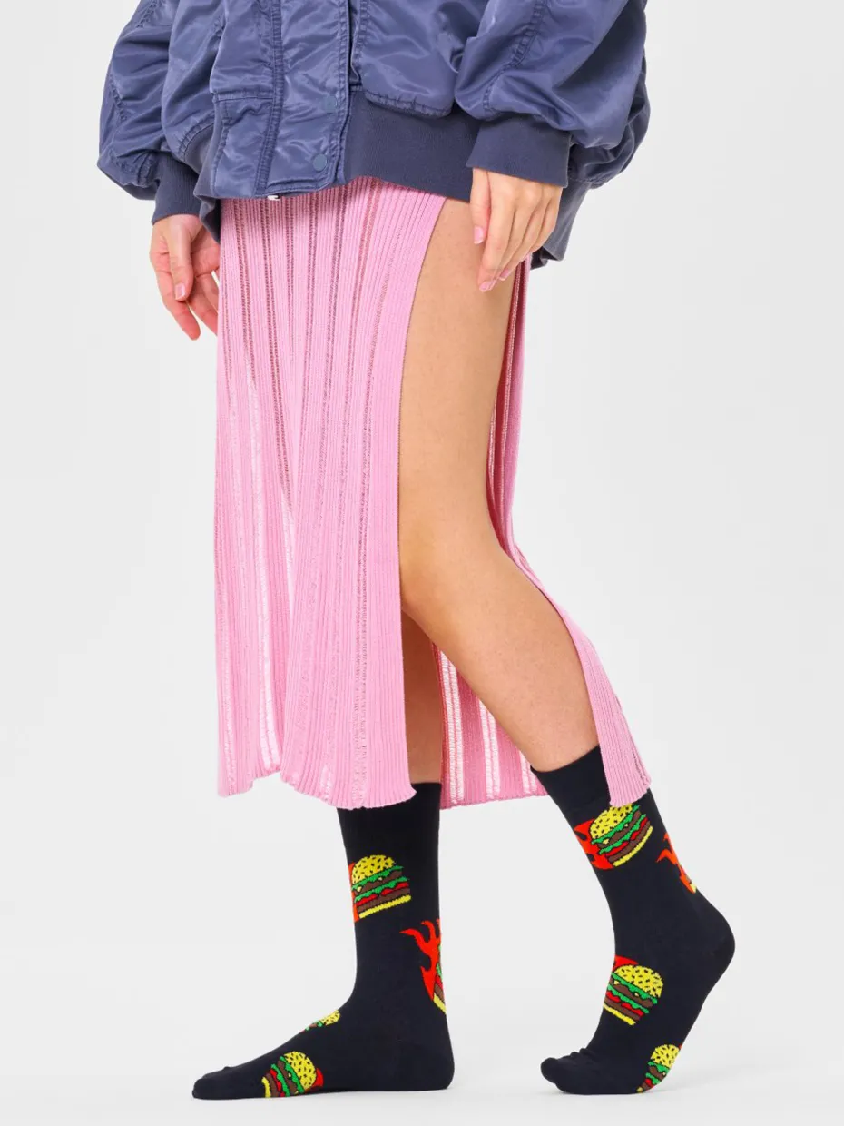 Happy Socks Flaming Burger Socks
