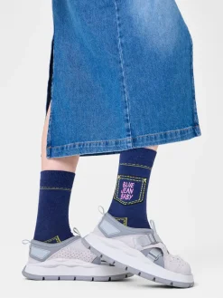 Happy Socks Socks Blue Jean Baby