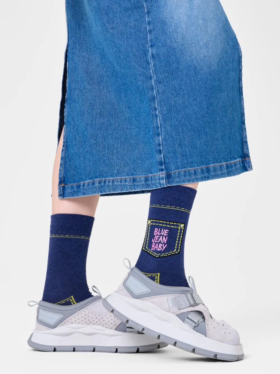 Happy Socks Socks Blue Jean Baby