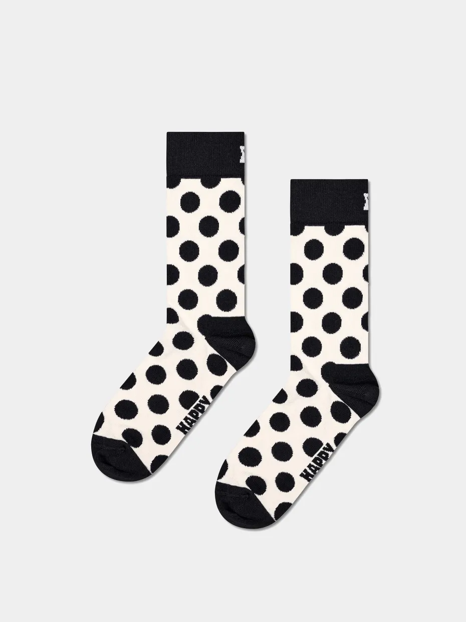 Happy Socks Socks 3-Pack Black And White