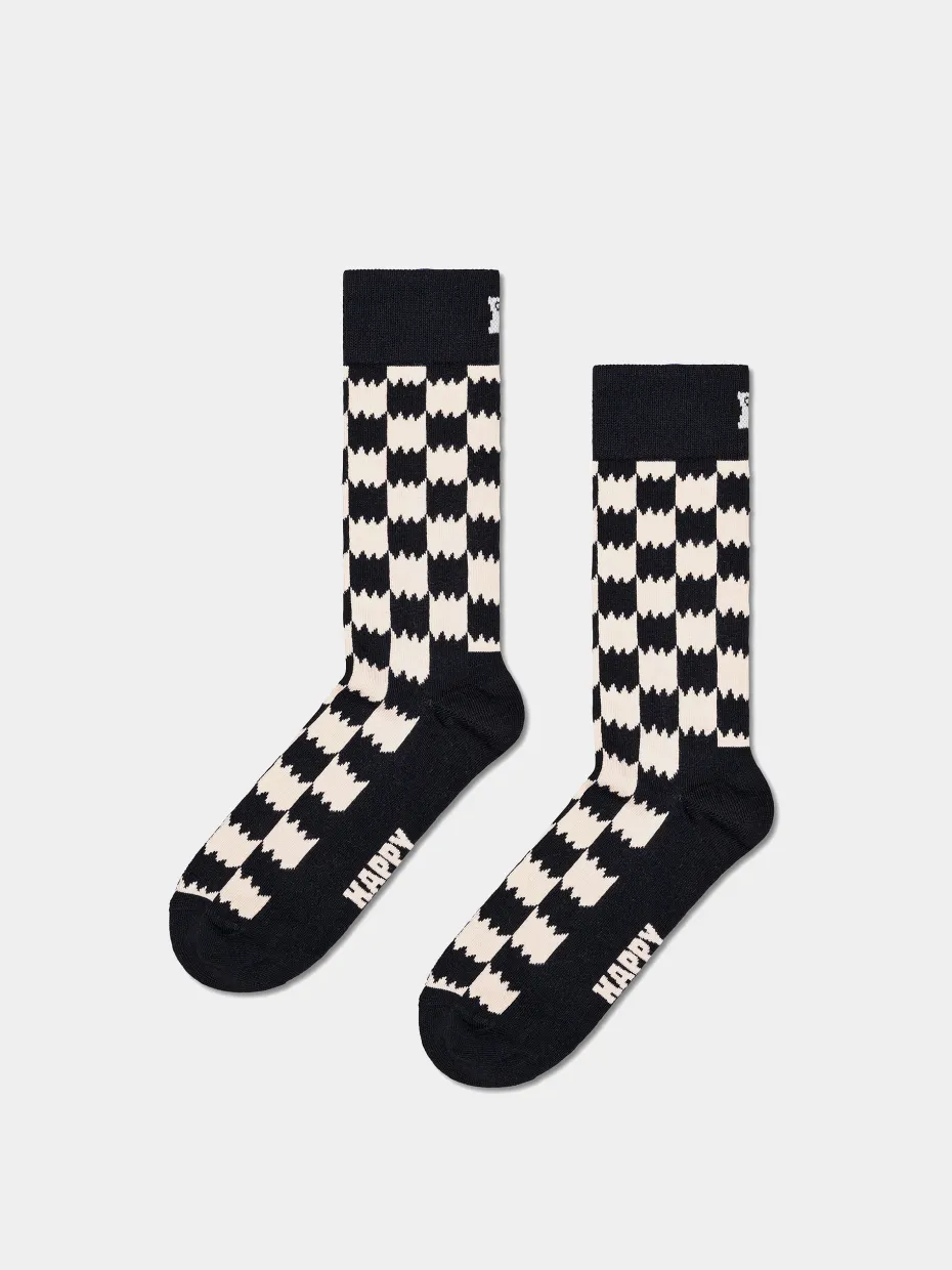 Happy Socks Socks 3-Pack Black And White