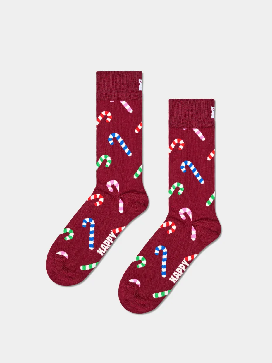Happy Socks Socks 2-Pack Holiday Striped Cracker Gift Set