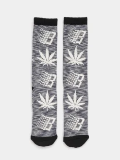 HUF X Bronze Plantlife Marled Socks