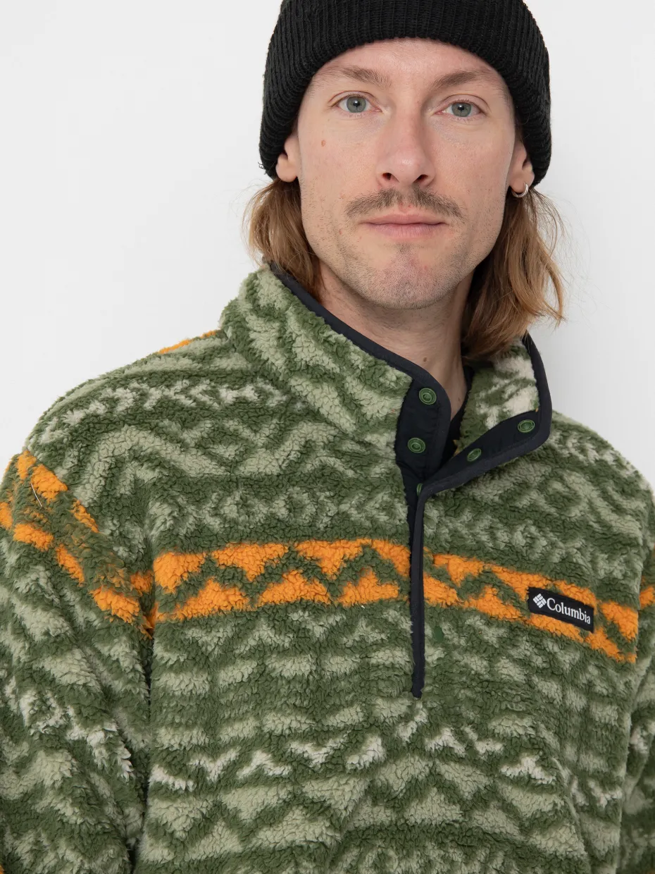 Mens Columbia Fleece Rugged Ridge Half Snap