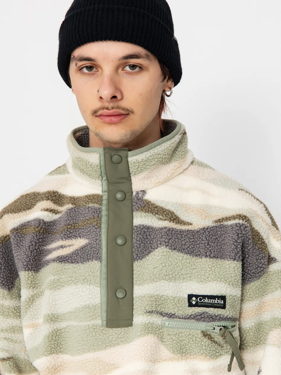 Mens Columbia Helvetia II Printed Half Snap Fleece