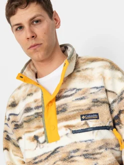 Mens Columbia Helvetia II Printed Half Snap Fleece