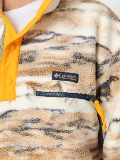Mens Columbia Helvetia II Printed Half Snap Fleece