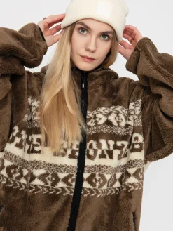 Mens HUF Fleece X Bronze High Pile