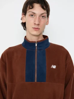 Mens New Balance Fleece Fleece 1/2 Zip