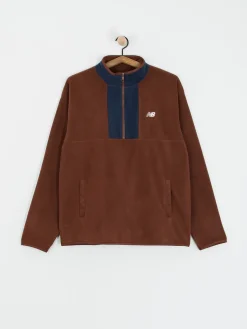 Mens New Balance Fleece Fleece 1/2 Zip