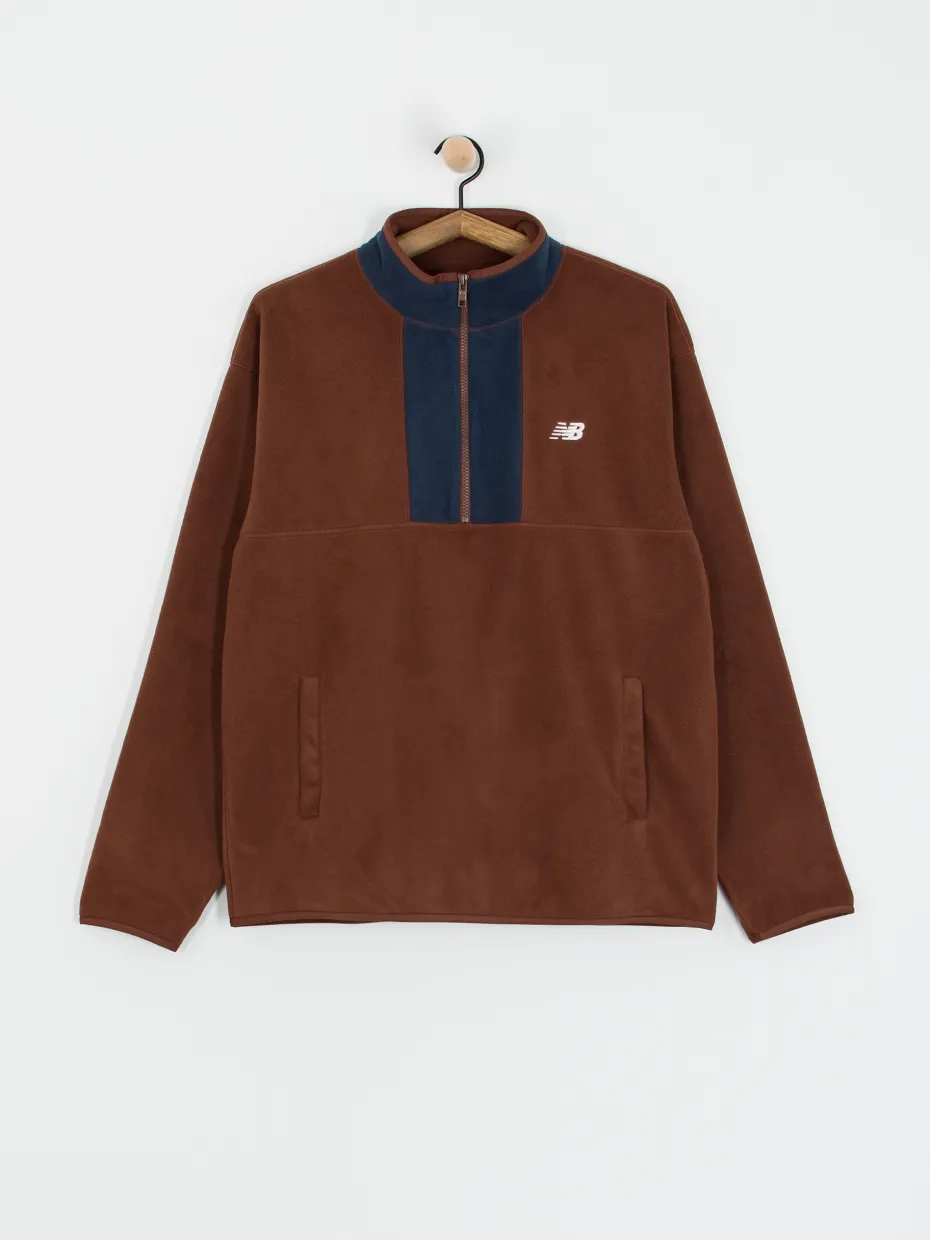 Mens New Balance Fleece Fleece 1/2 Zip