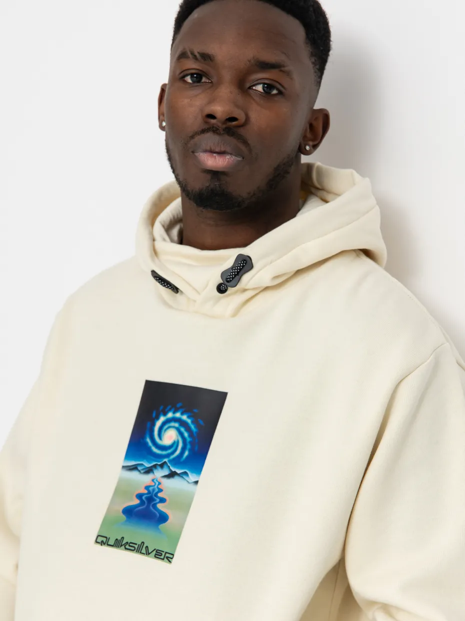 Mens Quiksilver Active sweatshirt Big Logo Tech HD