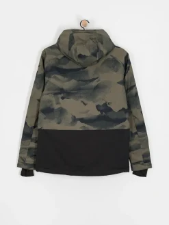 Mens Quiksilver Mission Printed Block Snowboard jacket