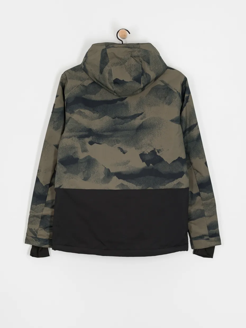 Mens Quiksilver Mission Printed Block Snowboard jacket