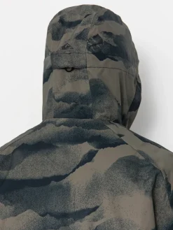 Mens Quiksilver Mission Printed Block Snowboard jacket